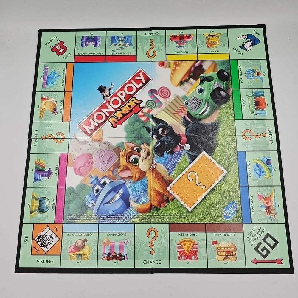 Hasbro‎ Monopoly Jr Replacement Game Parts Pieces Movers Tokens Cat Dog Car Boat